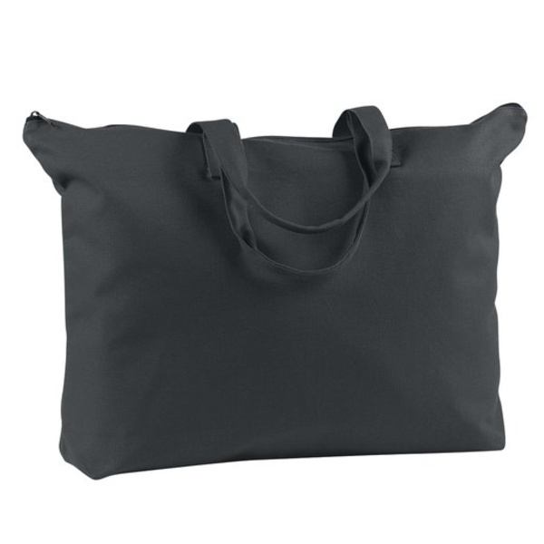Canvas Zippered Book Tote Thumbnail