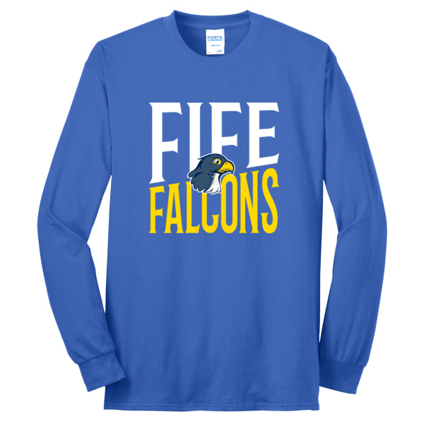 Fife Elementary - Long Sleeve Core Blend Tee (new falcons) Thumbnail