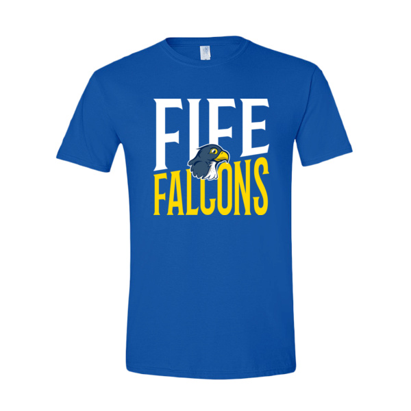 Fife Elementary - Softstyle ® T Shirt (new falcons) Thumbnail