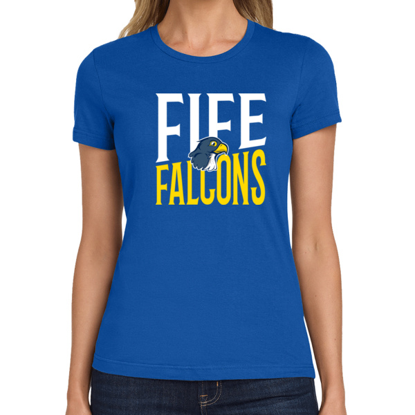 Fife Elementary - Softstyle ® Ladies T Shirt (new falcons) Thumbnail