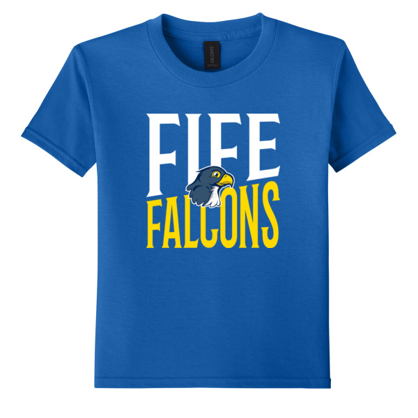 Fife Elementary - Youth Softstyle ® T Shirt (new falcons) Thumbnail
