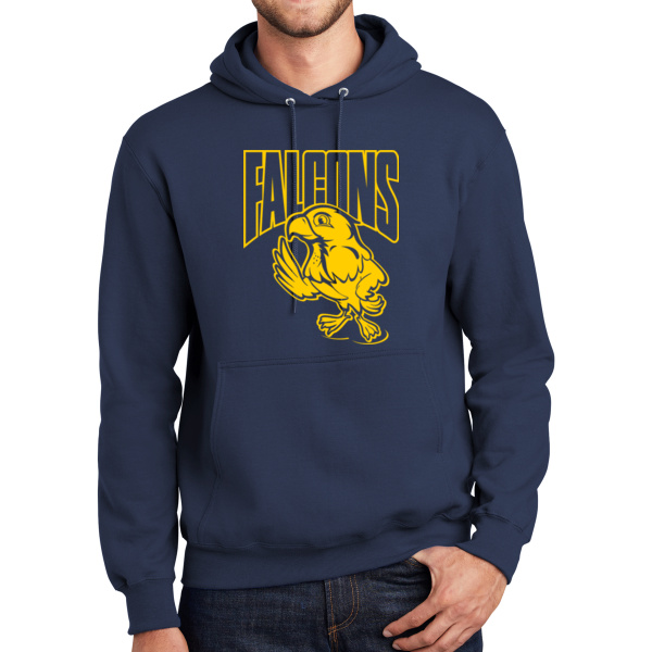Fife Elementary - Essential Fleece Pullover Hooded Sweatshirt (Falcons) Thumbnail