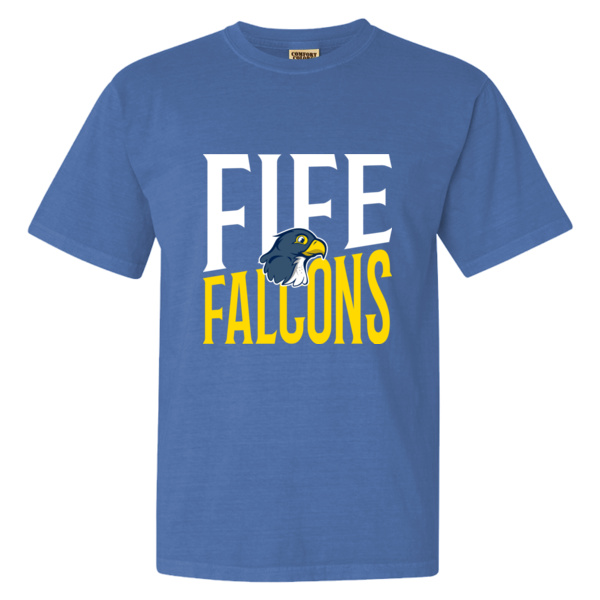 Fife Elementary - Comfort Colors Heavyweight Ring Spun Tee (new falcons) Thumbnail